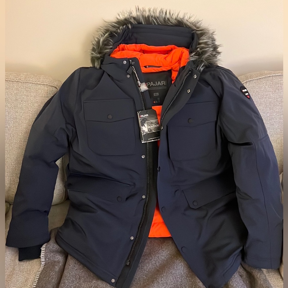 Pajar Men’s Parka Navy Blue, Large, Brand New with tags